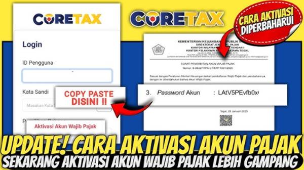 Cara Aktivasi Akun Coretax DJP untuk Wajib Pajak dengan Mudah