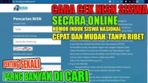 Cara Cek NISN Pakai NIK untuk Siswa SD hingga SMA Secara Online