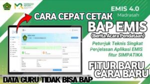 Cara Cetak BAP EMIS Semester Ganjil dengan Mudah dan Cepat