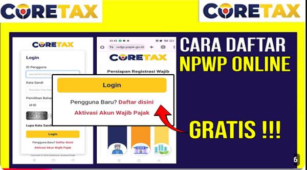 Cara Daftar NPWP Online Lewat HP Tanpa ke Kantor Pajak