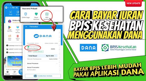 Cara Bayar BPJS Kesehatan Lewat DANA 2026, Praktis Tanpa Antre