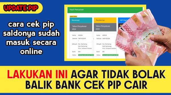 Cara Cek Saldo PIP di ATM BRI dan BNI 2026, Mudah & Cepat