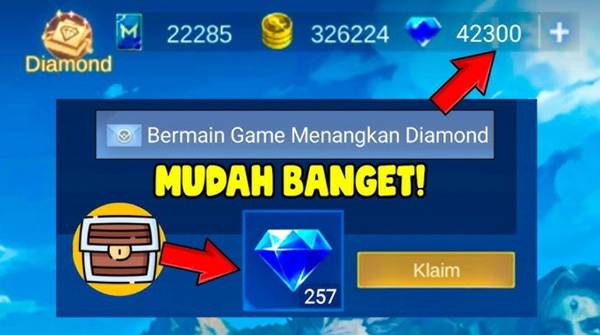 Cara Mendapatkan Diamond Mobile Legends Gratis, Aman dan Legal