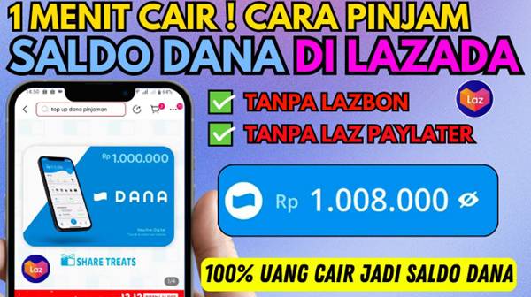 Cara Pinjam Uang di Lazada Lewat Lazbon, Mudah dan Cepat Cair