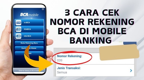 Cara Cek Nomor Rekening BCA dengan Mudah, Bisa Lewat ATM dan m-Banking