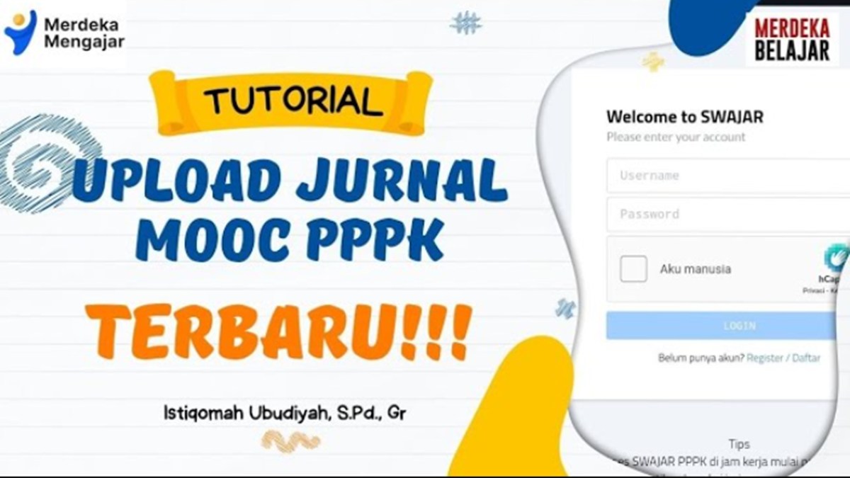 Cara Cepat Isi Jurnal MOOC PPPK 2026, Panduan Lengkap Anti Salah untuk Peserta
