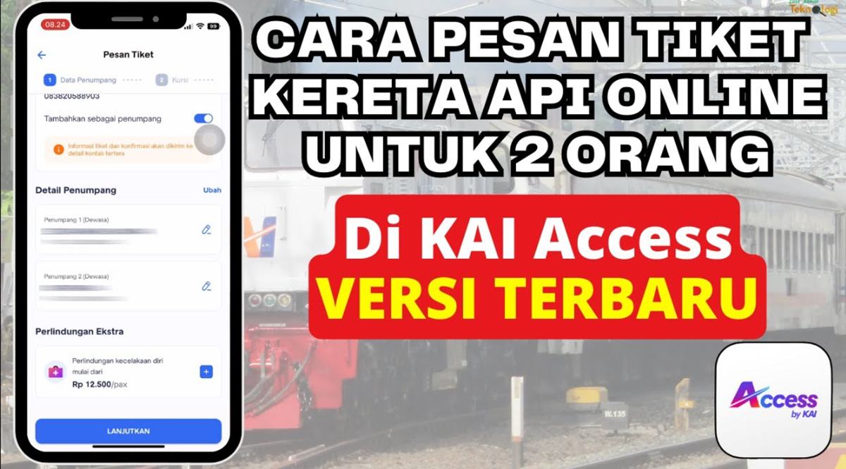 Cara Beli Tiket Kereta Api Online di KAI Access, Praktis Tanpa Antre