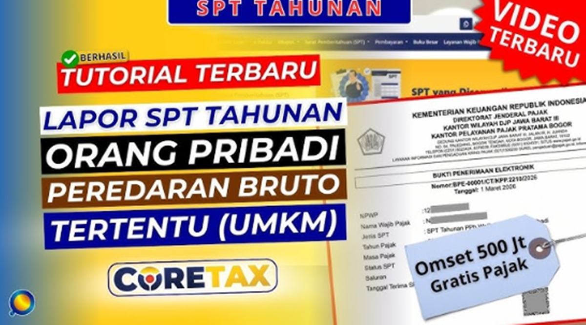 Cara Lapor Pajak UMKM 0,5% Lewat DJP Online, Panduan Lengkap 2026