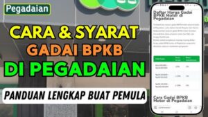 Cara Mengajukan Pinjaman Gadai BPKB Motor di Pegadaian, Simak Syaratnya