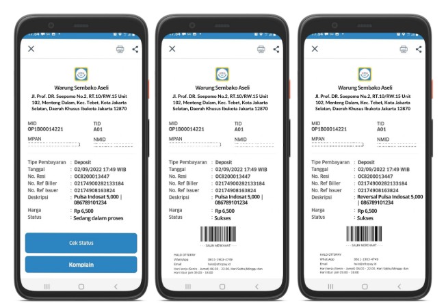 Cara Memeriksa Status Pembelian Paket