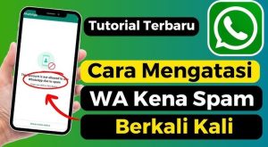 Cara Mengatasi Whatsapp Kena Spam Dengan Efektif