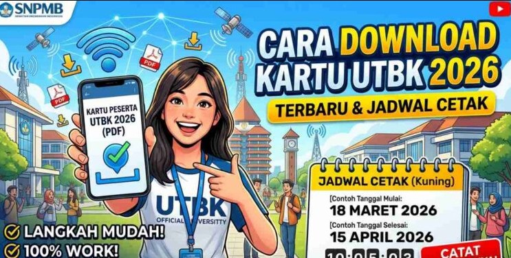 Cara Mengunduh Kartu Peserta UTBK
