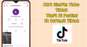 Cara Menyimpan Video Tiktok Ke Galeri Hp Dengan Mudah