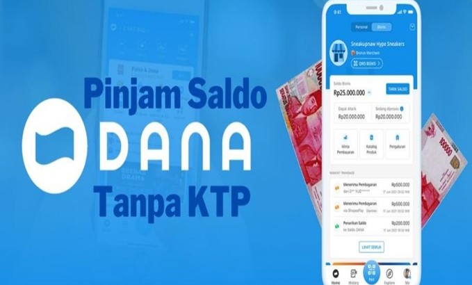Cara Pinjam Saldo DANA 50 Ribu Langsung Cair Tanpa Ribet
