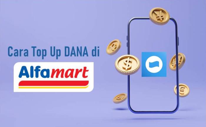 Cara Top Up DANA di Alfamart, Biaya Admin dan Minimal Pengisian ...