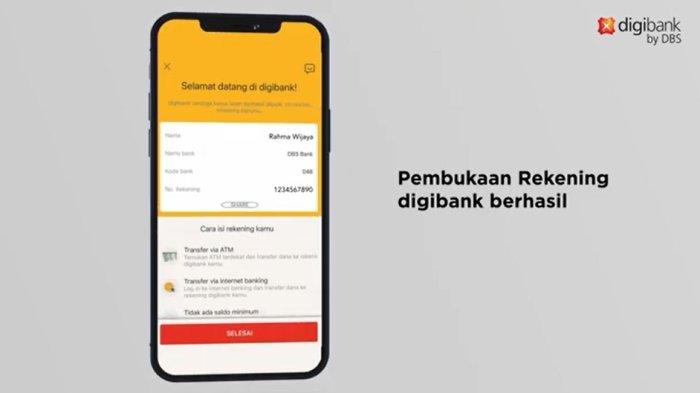 Cara Buka Rekening Digibank Online di HP, Cukup 5 Menit Buka Tabungan ...