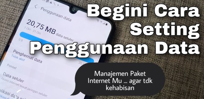 Pengaturan Ponsel yang Memengaruhi Paket Data