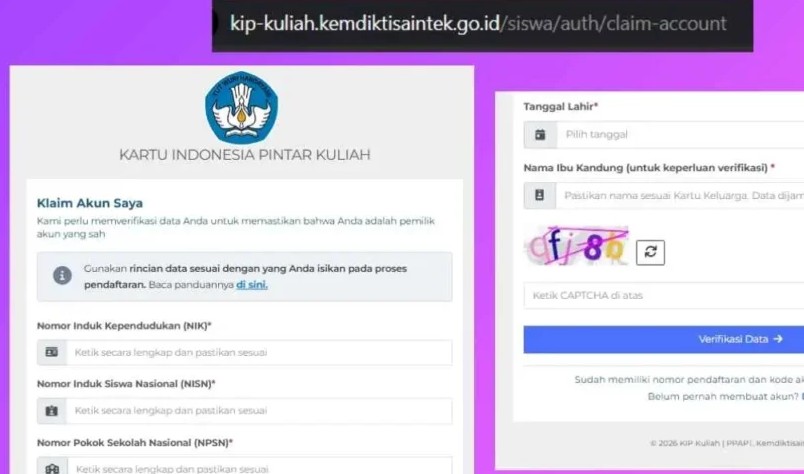 Penyebab Tidak Bisa Login KIP Kuliah