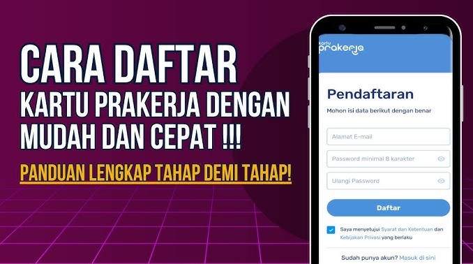 Prosedur Pendaftaran Kartu Prakerja