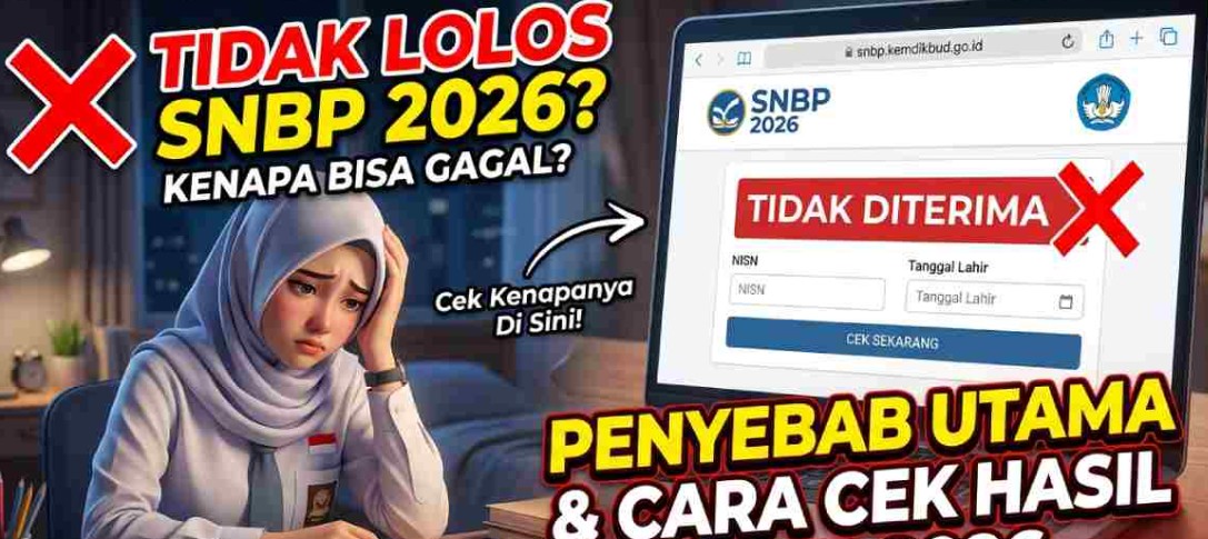 SNBP Tidak Bisa Finalisasi? Ini Penyebab & Cara Mengatasinya