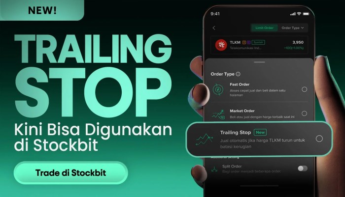 Cara Pasang Trailing Stop di Stockbit & Strategi Profit