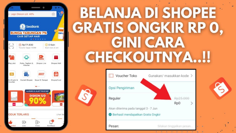 Tutorial Belanja Di Shopee Untuk Pemula Gratis Ongkir