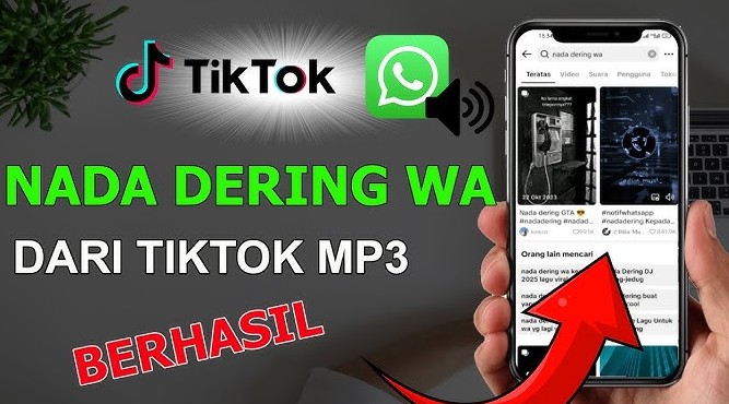 Tutorial Download Audio Tiktok Untuk Nada Dering Hp