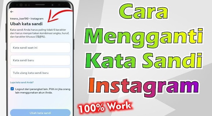 Tutorial Mengganti Password Instagram Terbaru yang Mudah
