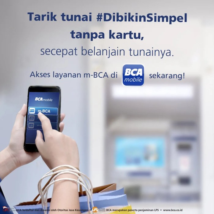 Cara Ambil Uang di ATM BCA Tanpa Kartu. Ambil Uang Cardless
