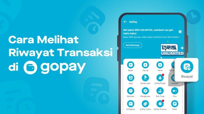 Cara Melihat Riwayat Transaksi di GoPay Cara Melihat Riwayat Transaksi di GoPay