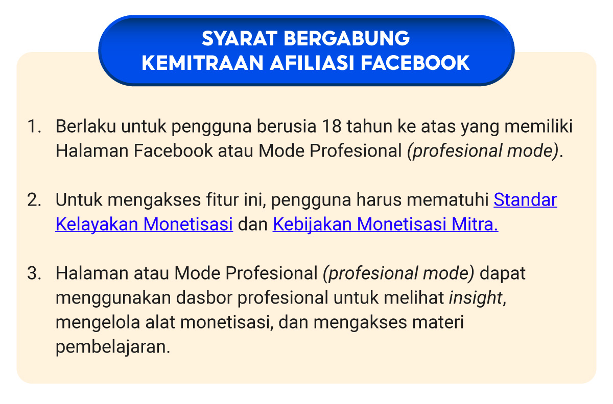 Kemitraan Afiliasi Facebook | Gabung dan Dapatkan Penghasilan Tambahan