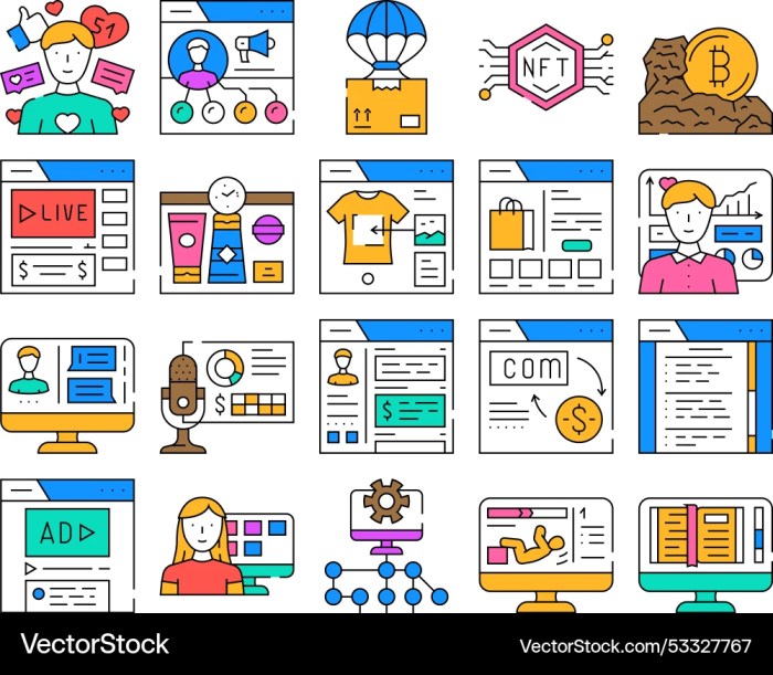 Make money internet online job icon hand drawn Vector Image