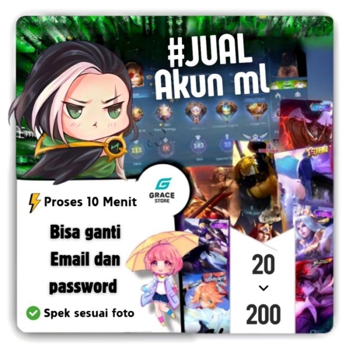 Cara Mendapatkan Akun Mobile Legends Gratis Sultan Aman