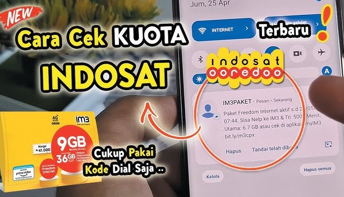 Cara Cek Paket Data IM3 Terbaru 2026 Lewat Dial dan Aplikasi