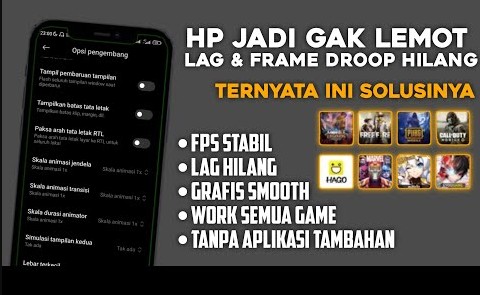 Cara Mengatasi Game Lag di HP Spek Rendah Agar Main Lebih Lancar