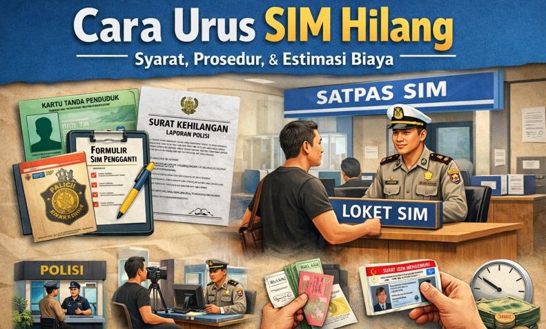 Cara Mengurus SIM Hilang Tanpa Ribet 2026, Cek Estimasi Biaya Resmi dan Prosedur Terbarunya