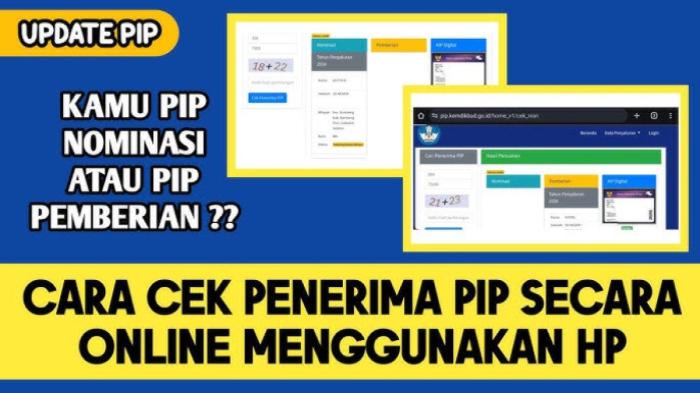 Cara Cek Penerima PIP Kemendikdasmen Go Id 2026 Lewat HP Online
