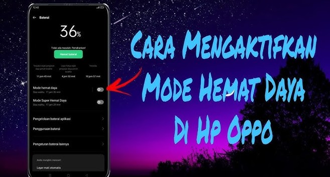 Menggunakan Mode Hemat Daya