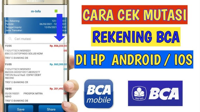 Mutasi Rekening BCA Bisa Dicek Lewat HP dengan Praktis
