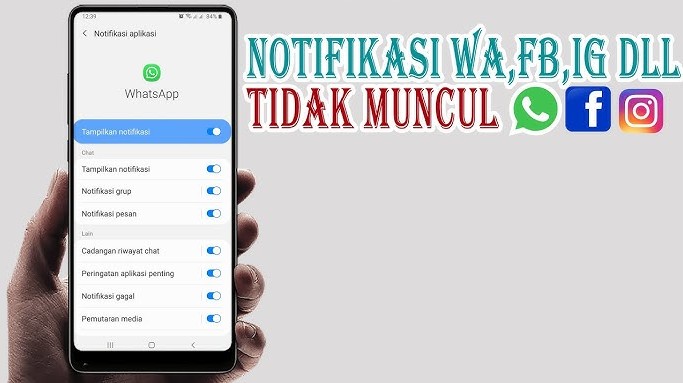 Pengertian Notifikasi Aplikasi: Notifikasi Aplikasi Tidak Masuk? Cek Pengaturan Penting Ini Agar Tidak Ketinggalan Pesan
