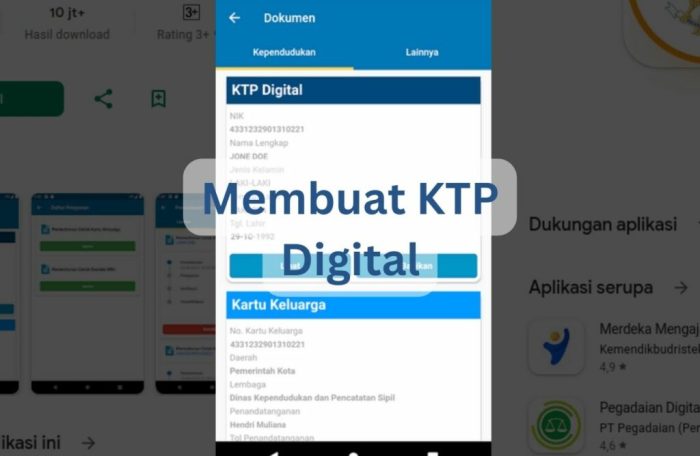 Cara Membuat KTP Digital Online 2026 Lewat HP Resmi Pemerintah