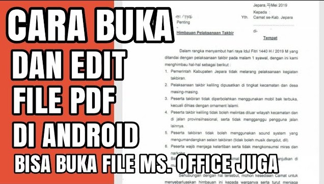 Tips dan Trik Saat Membuka File PDF di Android